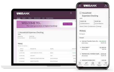 unibank|unibanking online.